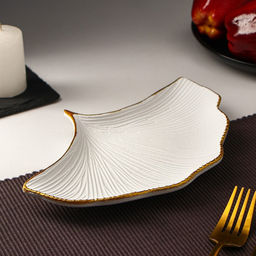 Блюдо для фруктов Доляна «Ракушка», 23×15 см, белое