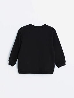Beli Lastikli Bask?l? K?z Bebek Sweatshirt - Waikiki фото 2