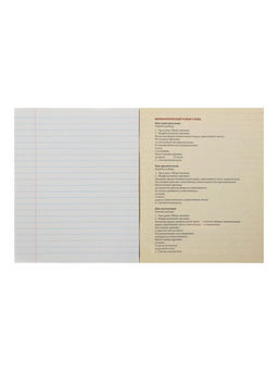 Цена за 10 шт. Тетрадь предметная, 48 листов в линейку, Calligrata, Неон. Русский язык  фото 5