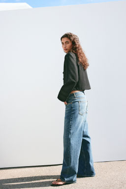 Wide High Waist Jeans - H&m фото 20