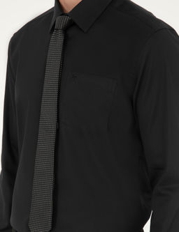 Siyah Regular Fit Uzun Kollu Basic G_mlek - Pierre cardin фото 14