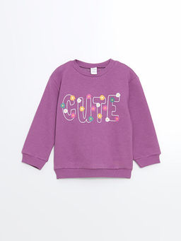 Bisiklet Yaka K?z ?ocuk Sweatshirt ve E?ofman Alt? - Waikiki фото 2