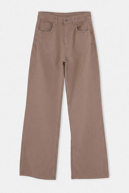 Vizon %100 Pamuk Y_ksek Bel Wide Leg Jeans TWOAW27JE00108 - Trendyolmilla фото 6