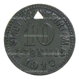 10 пфеннигов 1917 года Германия  Нотгельд Франкфурт на Майне