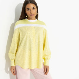 Свитшот комбинированный, Всплеск эмоций (yellow) - Charutti фото 8