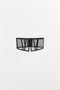 MESH BONED CORSET WITH METAL DETAILING - Zara фото 5
