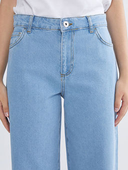 Wideleg Kad?n Jean Pantolon