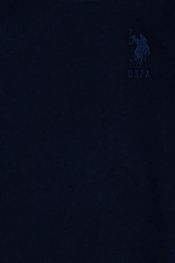 Базовый свитшот темно-синего цвета для мальчиков - U.s. polo assn фото 4