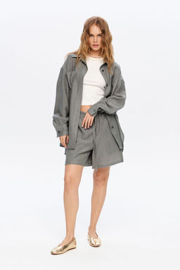 Рубашка Pirs 5969 серо-зеленый фото 2