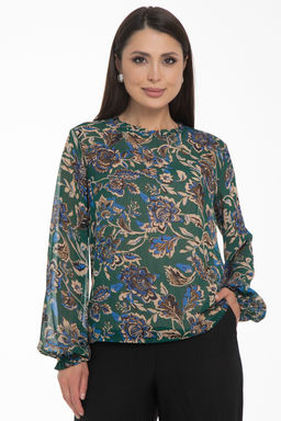 Блуза Волшебный шифон (модный принт)
