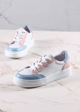 Кеды EDART 148.lusi22 w. Белый-голубой-розовый - Ed'art фото 2