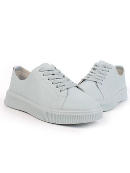 05-PDXL33-7 LT. BLUE Кроссовки женские (натуральная кожа)