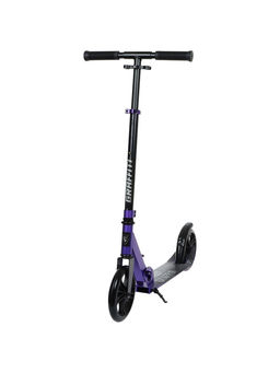 Самокат городской GRAFFITI, складной, колёса PU 200, 86A, ABEC 9, подножка, цвет фиолетовый