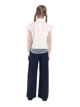 Школьная блузка для девочки О76522 - Карамелли фото 3