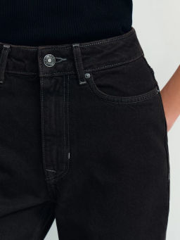 Джинсы straight с высокой посадкой регулярной длины / Zarina