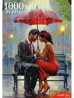 Puzzle 1000 элементов "Пара под дождем" (П1000-1969)