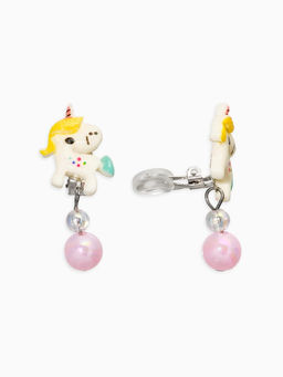 Комплект детский «Выбражулька» 3 предмета, клипсы, бусы, ободок, единорог, цветной