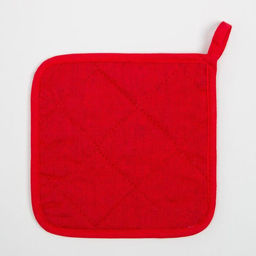 Новогодняя прихватка With new happiness 17х17см,35% х/л,65% п/э,ватин 250г/м2 - Доляна фото 3