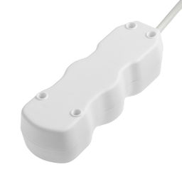 Удлинитель Luazon Lighting ECO, 2 розетки, 4,5 м, 16 А, 3500 Вт, ПВС 3х1 мм2, с з/к