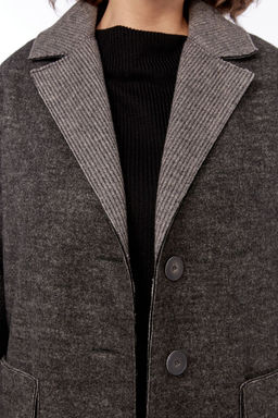 Пальто Diamant 2008 серый фото 4