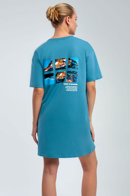 Арт. 4143 Туника женская 44-54 (6 шт) Цвет:джинс