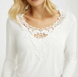 Блузка, экрю - Linea tesini фото 6