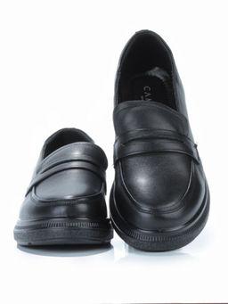 03-5317 BLACK Полуботинки женские (натуральная кожа)