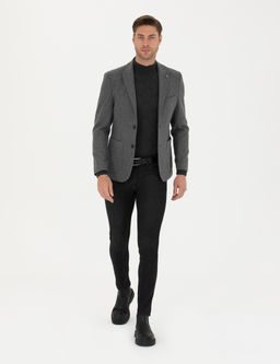 F_me Slim Fit Y_n Kar___ml_ Ceket