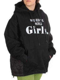 2821 BLACK Худи женское флисе