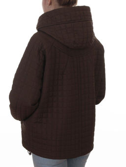 8039 BROWN Куртка стеганная демисезонная женская (100 гр. холлофайбер) - Fashion фото 6