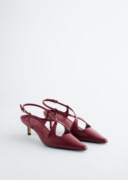 Tacones destalonados de piel con tiras cruzadas - H&m фото 3