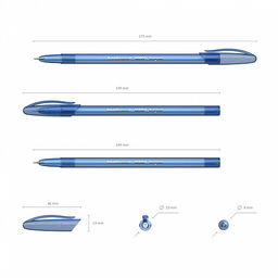 Цена за 50 шт. Ручка шариковая ErichKrause Neo® Stick Original 0.7, Super Glide Technology, цвет чернил черный (в коробке по 50 шт.)  фото 30