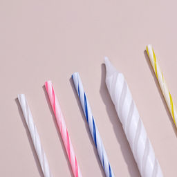 Цена за 5 шт. Свечи для торта, коктейльные 8 шт., 1 музыкальная