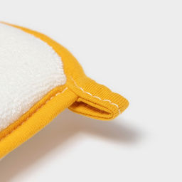 Цена за 2 шт. Мочалка детская для купания Доляна «Лиса», 12×8 см, МИКС