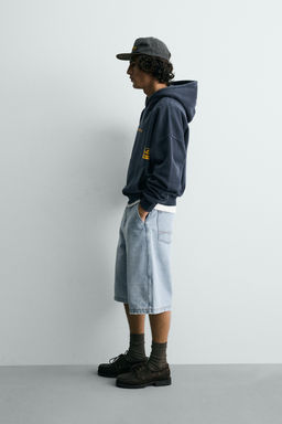 COMBINED SLOGAN FORD  HOODIE - Zara фото 12