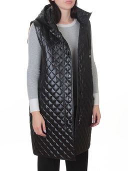 802 BLACK Жилет утепленный женский (50 гр. синтепон) - Fashion фото 8