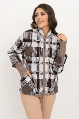 ЗЛАТА Жакет М 3370/шоколадный