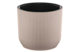 Кашпо 8,5 л 26*26*23 см Линея темно-бежевый (модель 659) - Elan gallery фото 3