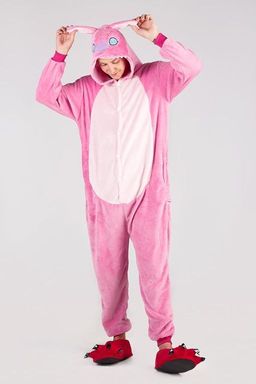 Пижама кигуруми Стич розовый