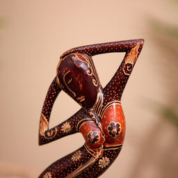 Фигурка «Девушка», 21 см, дерево