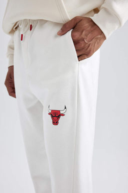 DeFactoFit Спортивные штаны стандартного кроя для бега NBA Chicago Bulls  фото 7