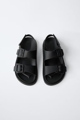 SANDALIA HEBILLAS / Negro - Zara фото 4