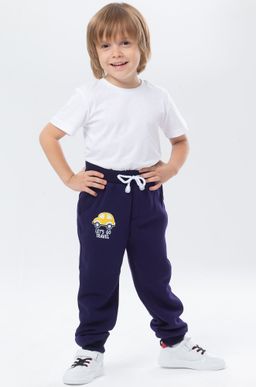 Теплые брюки из футера трехнитки с начесом для мальчика Bonito фото 2