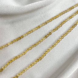 Бусины для украшений из Лимонного кварца огранка