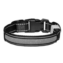 ВИА Светодиодный ошейник "Мэнни", серебристый, размер L, 2,5x60см 88кит09