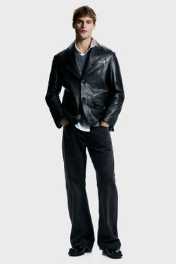 Chaqueta de piel Regular Fit - H&m фото 2
