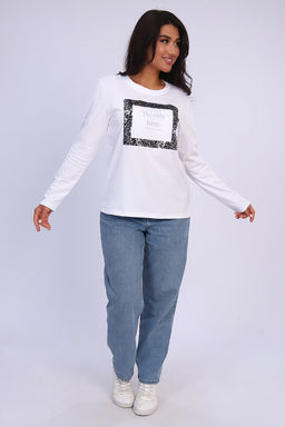 Футболка 55062 с дл. рукавом - Натали фото 7