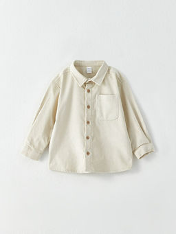 Uzun Kollu Basic Erkek Bebek Kadife G?mlek - Waikiki фото 3