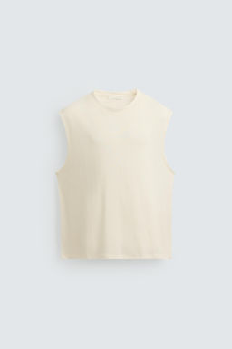 100% LINEN TANK T-SHIRT - Zara фото 7