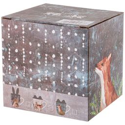 КРУЖКА С СИЛИКОНОВОЙ КРЫШКОЙ ЛЕСНАЯ СКАЗКА ОЛЕНЕНОК 360 МЛ, СИНЯЯ - Lefard фото 2